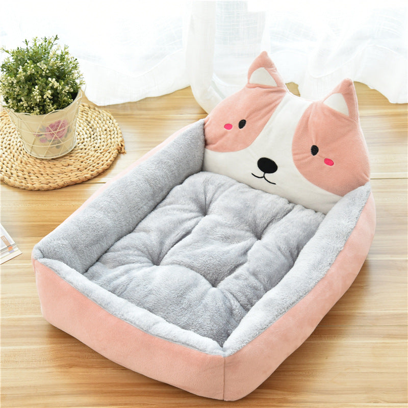 Large Pet Cat Dog Bed  Colors Warm Cozy Dog House