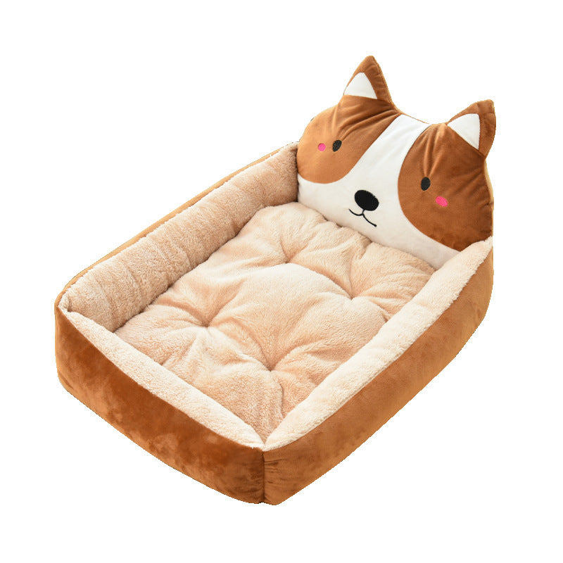 Large Pet Cat Dog Bed  Colors Warm Cozy Dog House