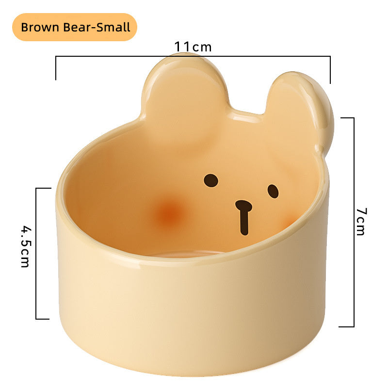 Household Pet Ceramic Bowl Large Caliber Bowls