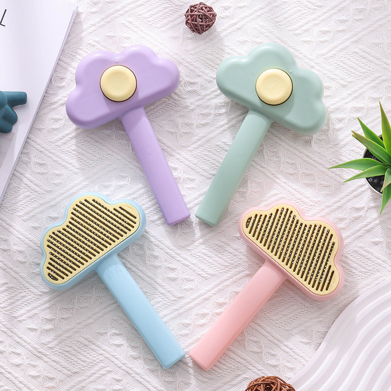 Cloud Pet Comb Brushing Pet Self-cleaning Needle