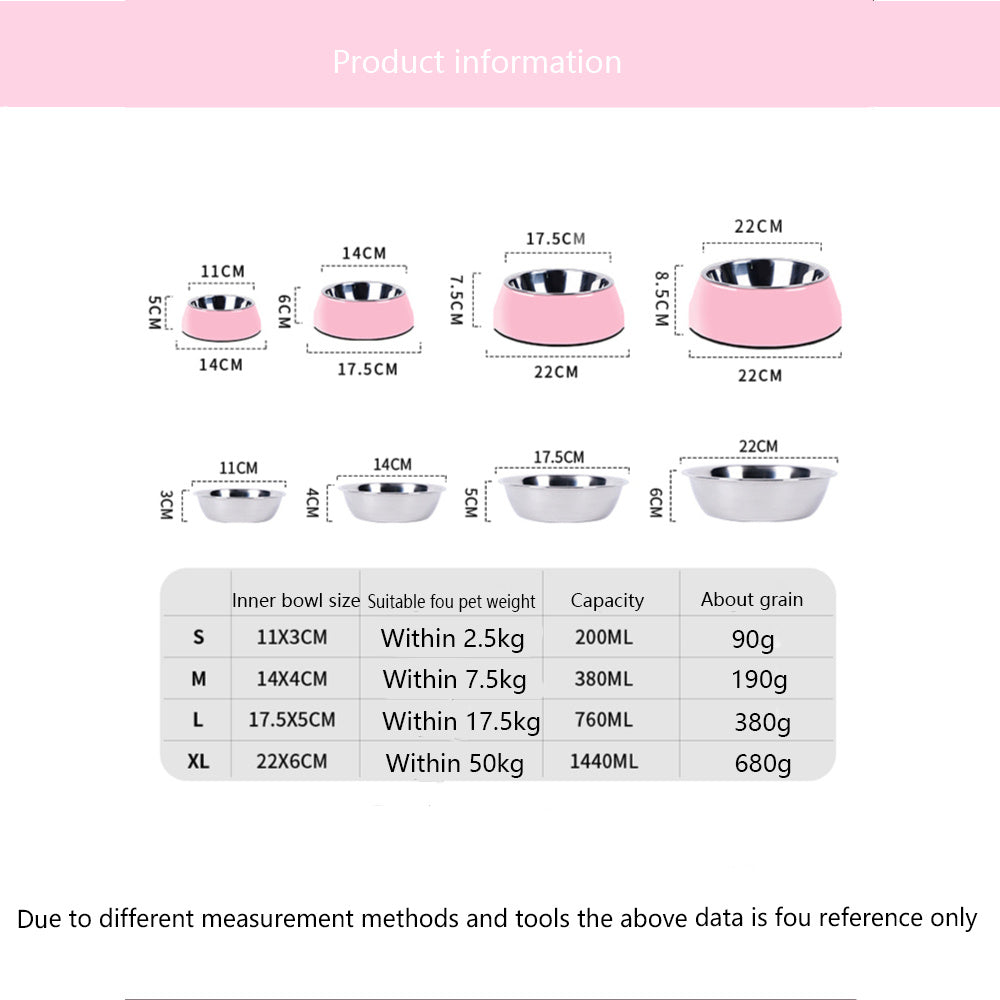 Dog Stainless Steel Food Bowls