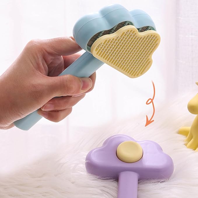 Cloud Pet Comb Brushing Pet Self-cleaning Needle