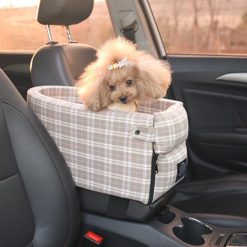 Portable Pet Dog Car Seat Central Control Nonslip