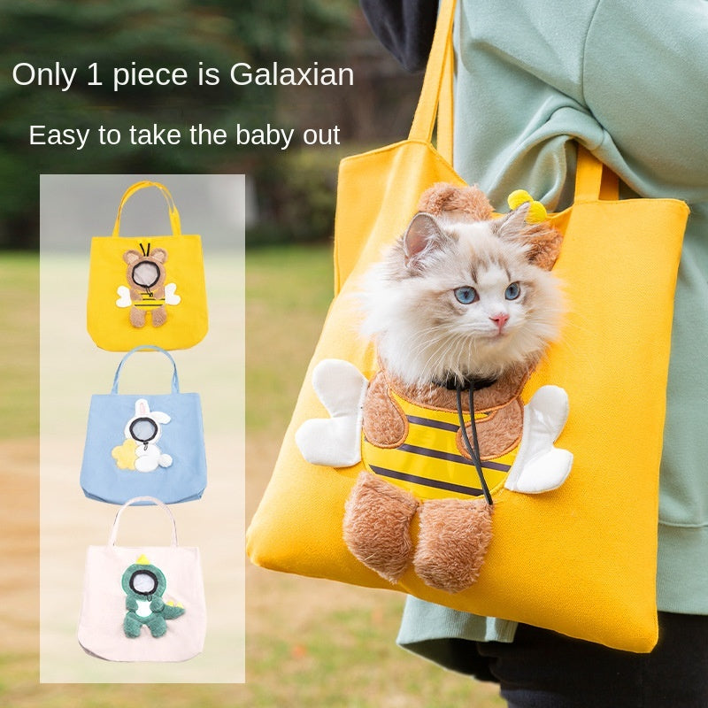 Little Bee Design Cat Dog Carrier Bags Portable