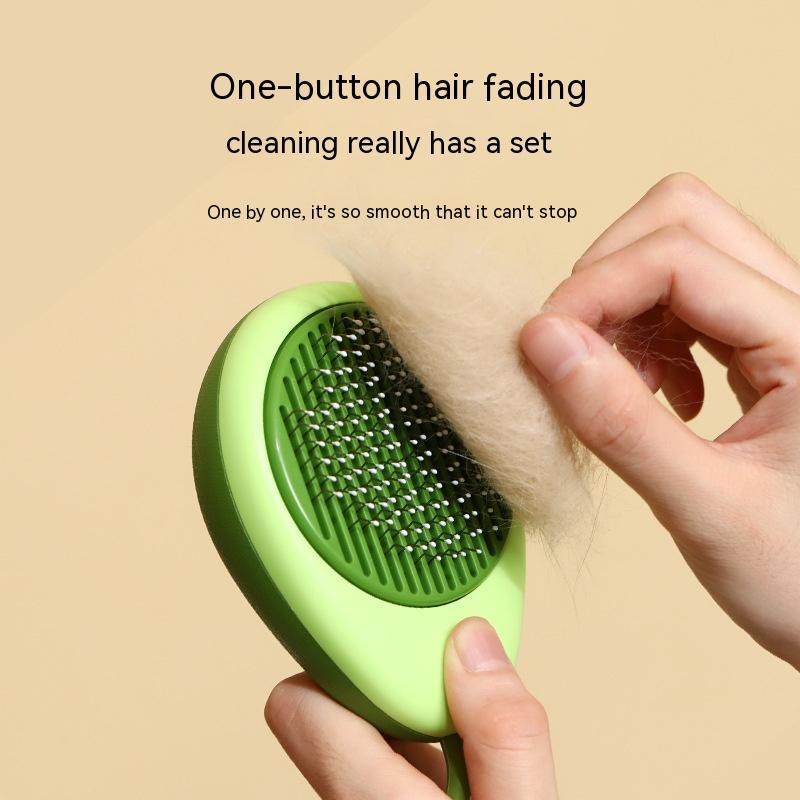 Cat Brush Hair Remover Cleaning Avocado Shaped