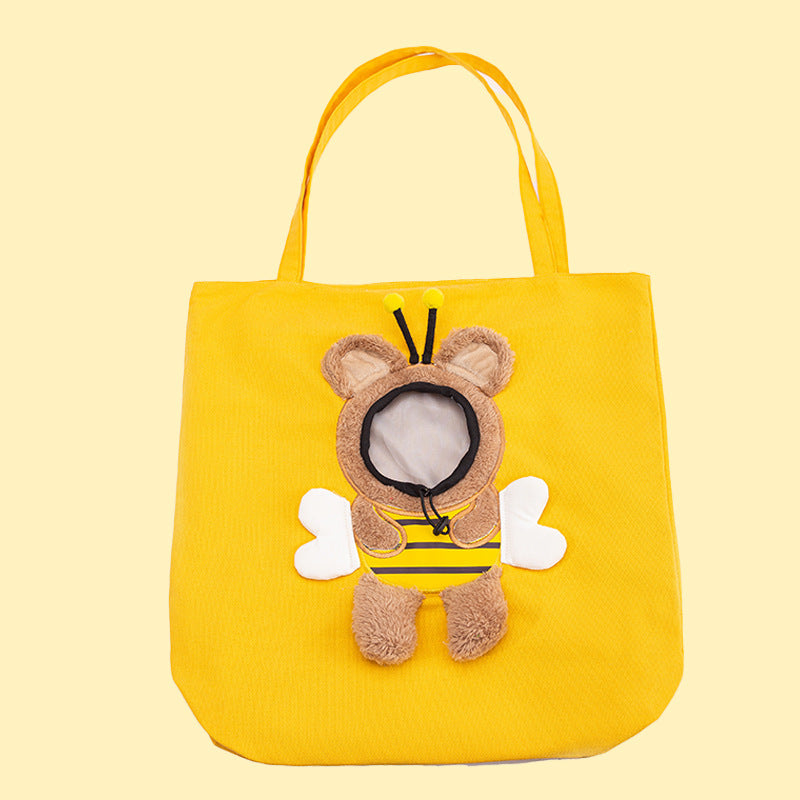 Little Bee Design Cat Dog Carrier Bags Portable