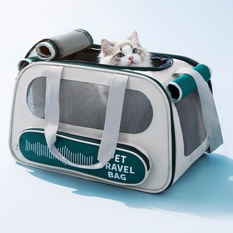 Pet Bag Soft Sided Collapsible Portable Travel Carrier