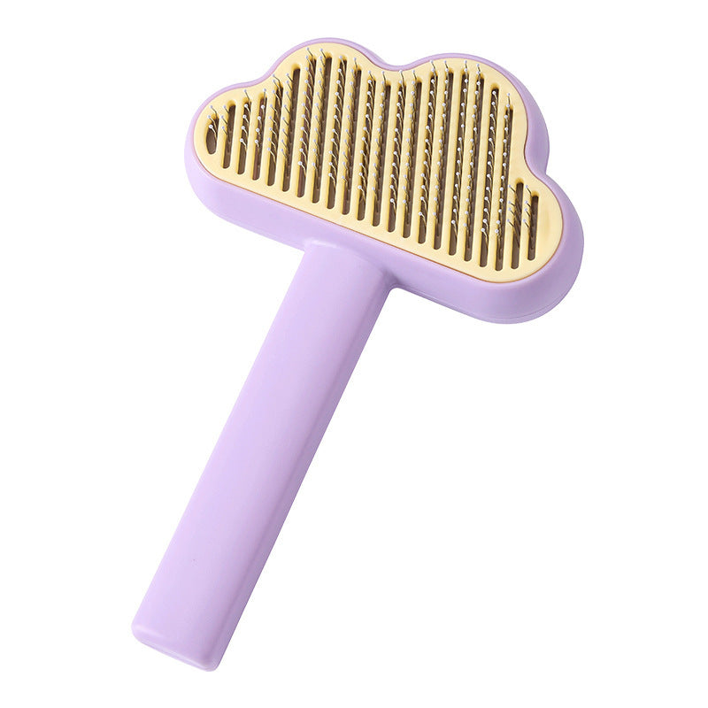 Cloud Pet Comb Brushing Pet Self-cleaning Needle